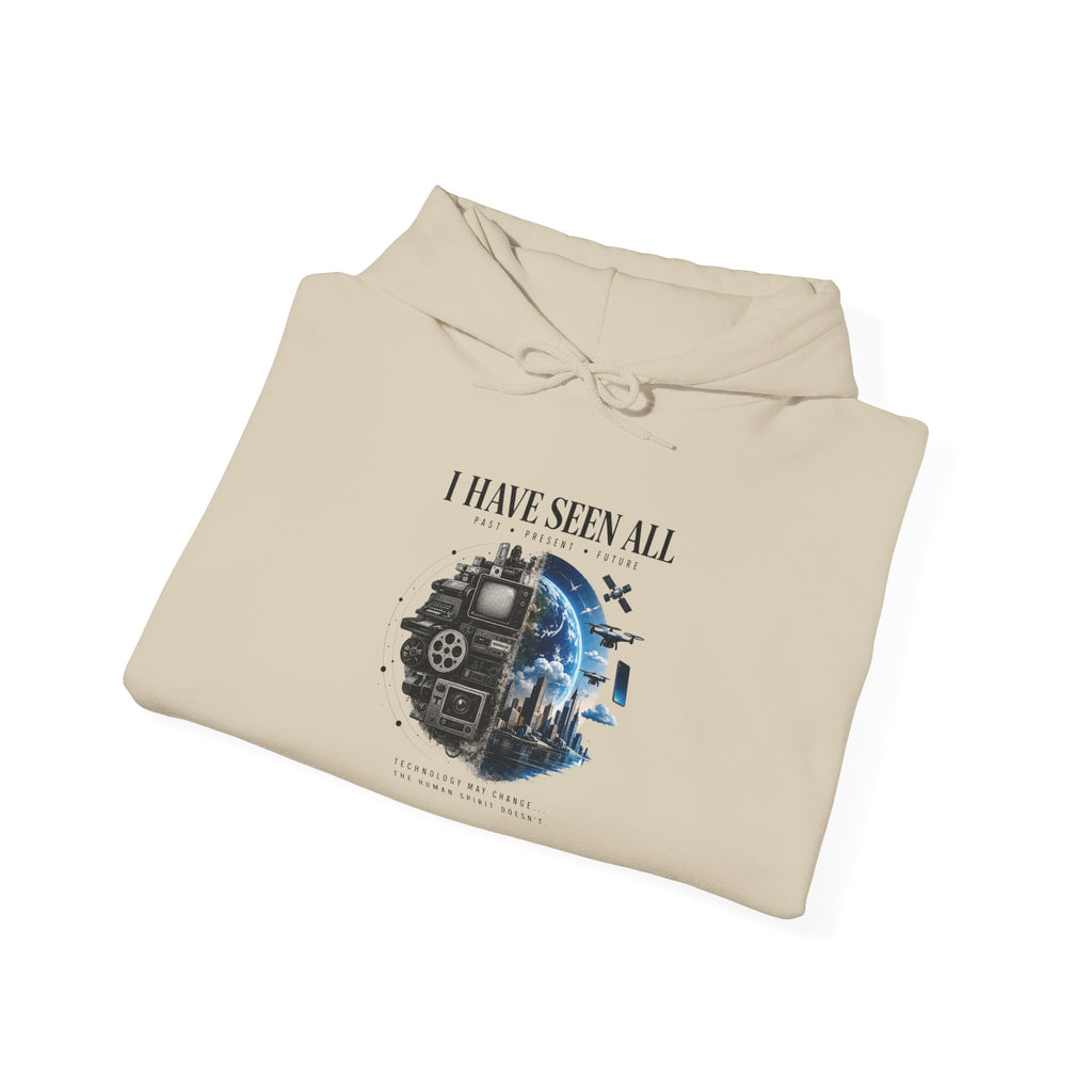 Hoodie — “I Have Seen All” Cosmic Train Graphic Pullover