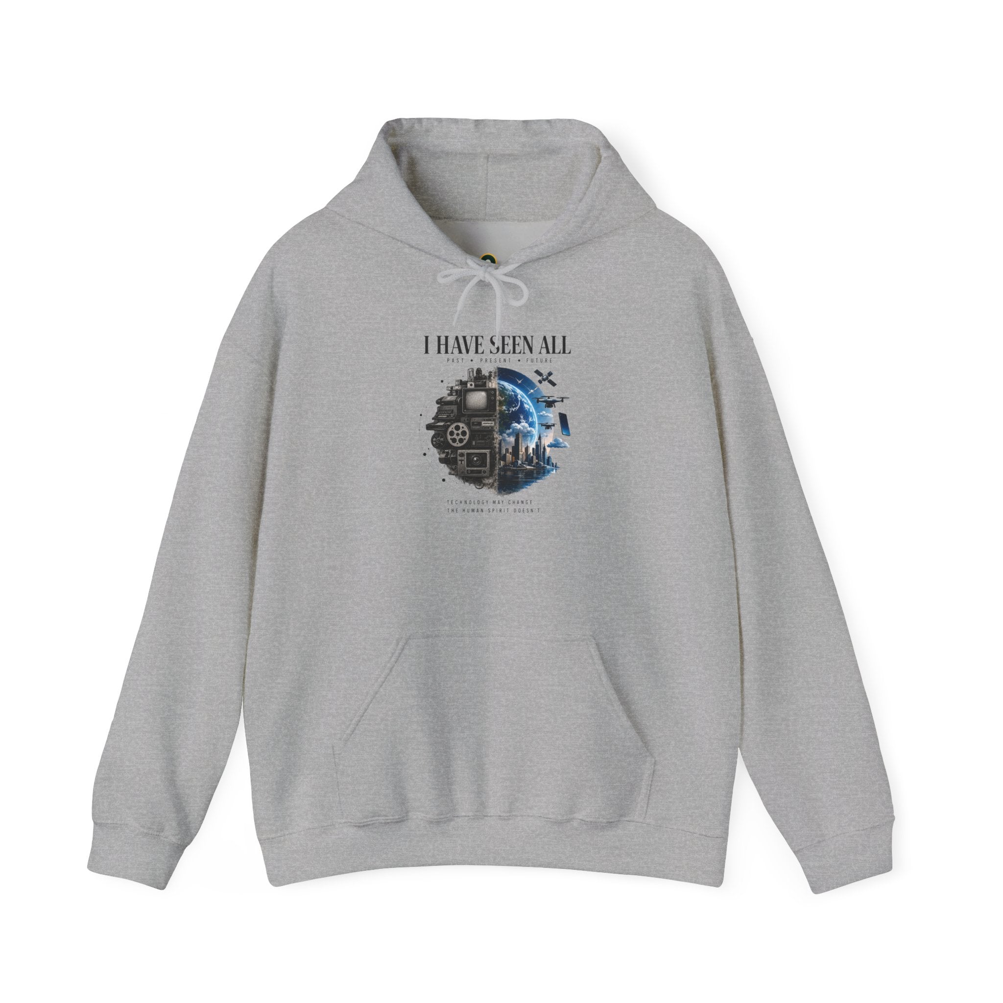 Hoodie — “I Have Seen All” Cosmic Train Graphic Pullover