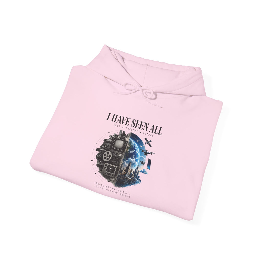 Hoodie — “I Have Seen All” Cosmic Train Graphic Pullover