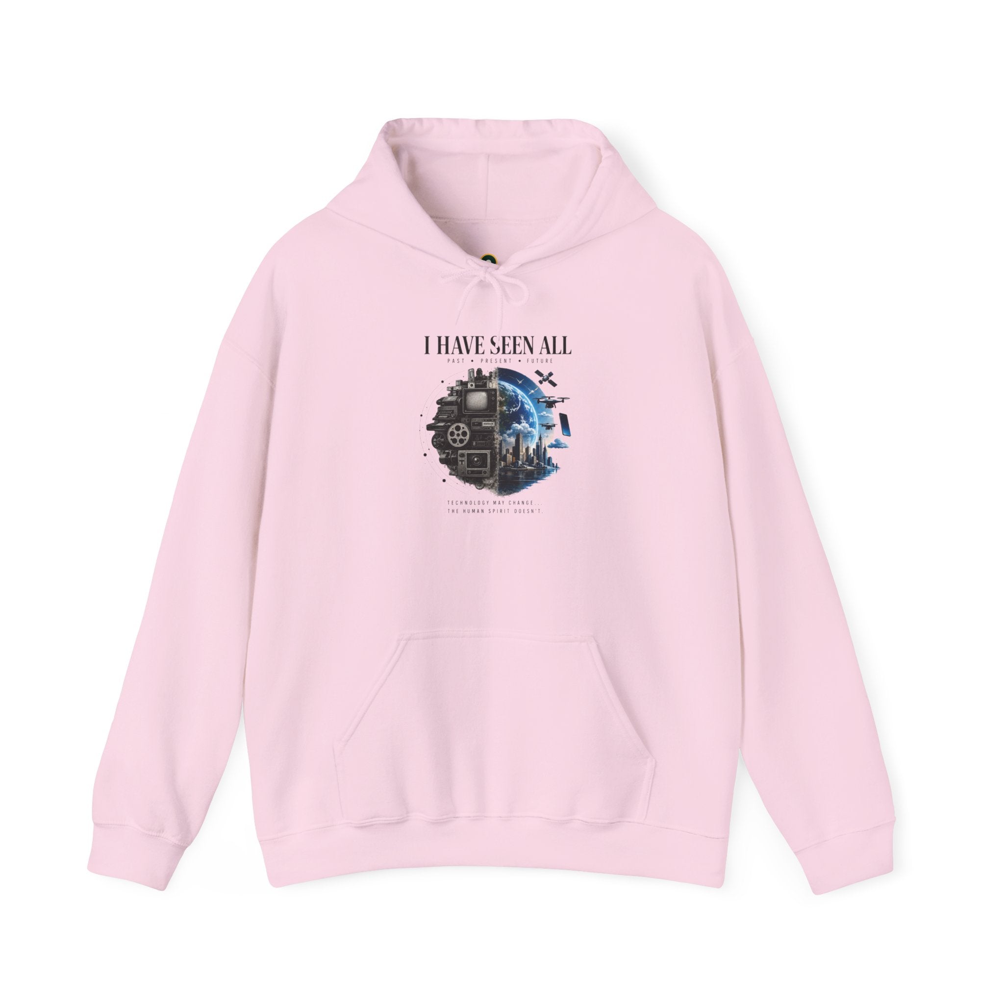 Hoodie — “I Have Seen All” Cosmic Train Graphic Pullover