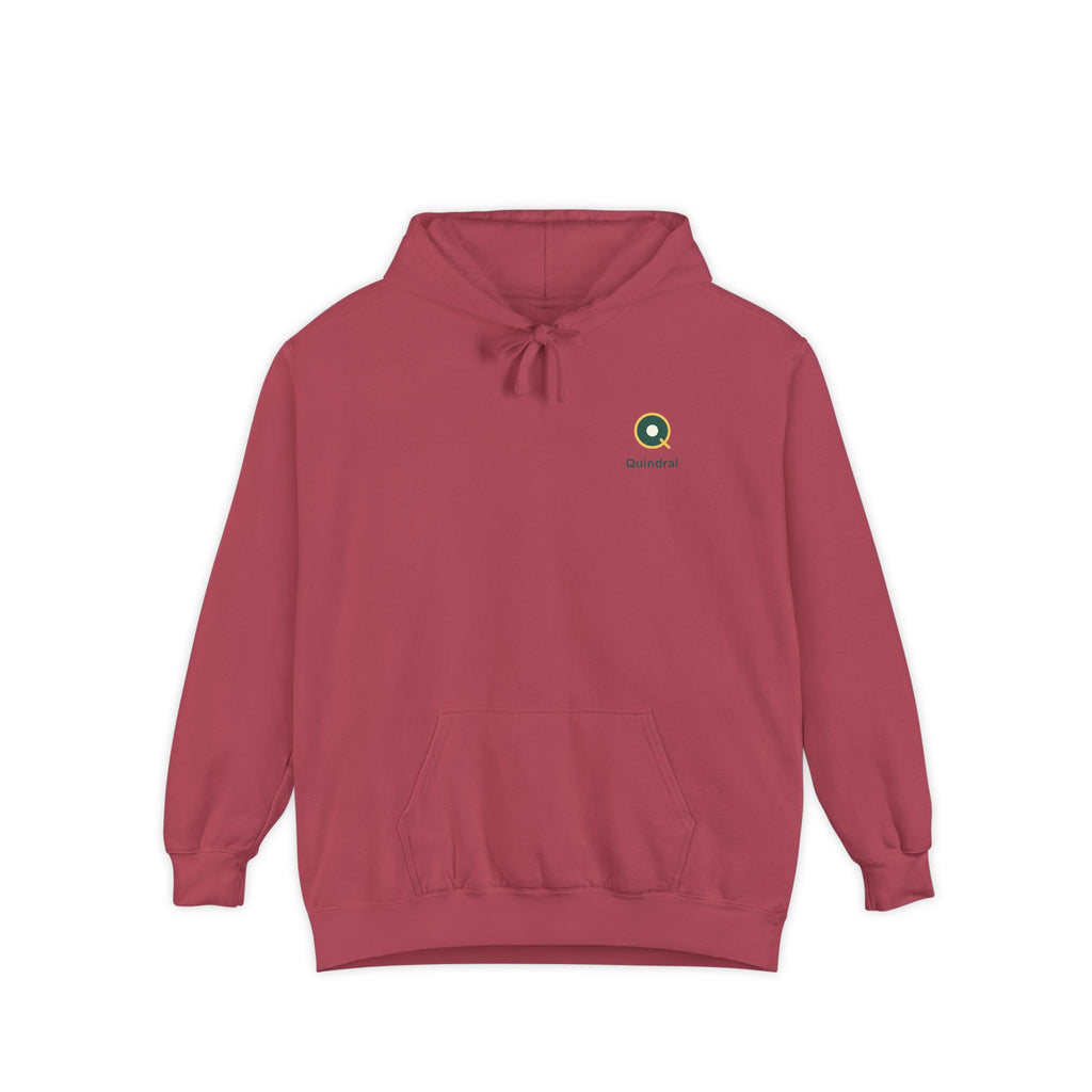 Minimal Daisy Hoodie — Small Floral Logo Pullover