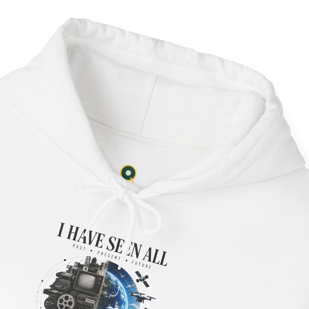 Hoodie — “I Have Seen All” Cosmic Train Graphic Pullover