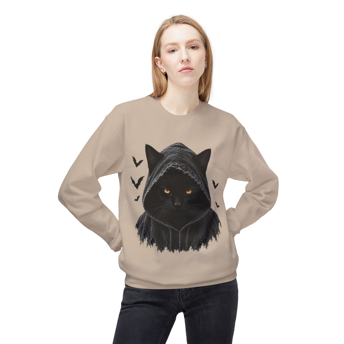Reaper Cat Hoodie Crewneck Sweatshirt