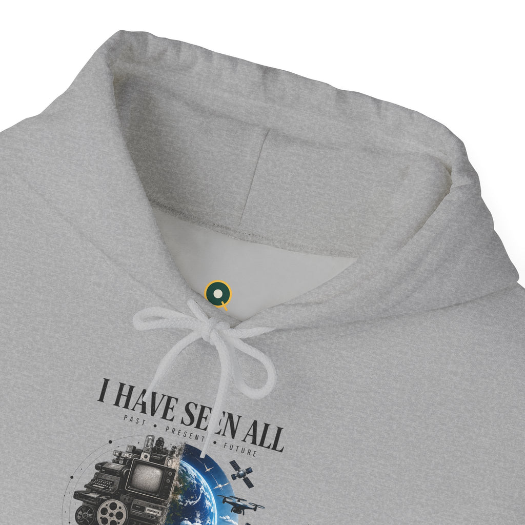 Hoodie — “I Have Seen All” Cosmic Train Graphic Pullover