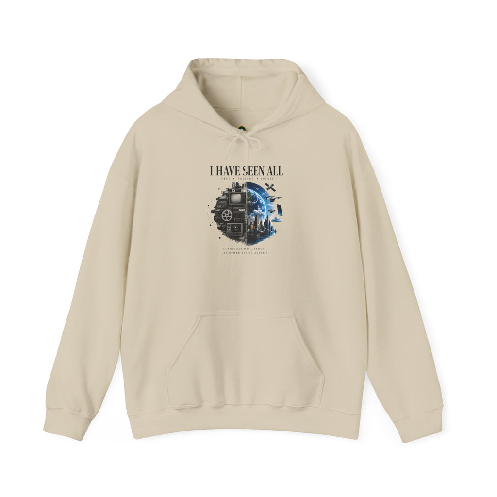 Hoodie — “I Have Seen All” Cosmic Train Graphic Pullover