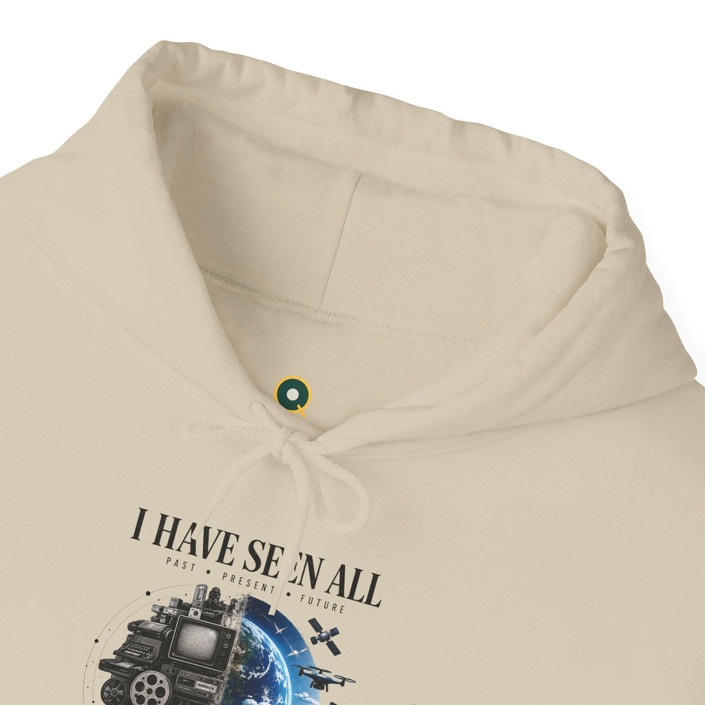 Hoodie — “I Have Seen All” Cosmic Train Graphic Pullover