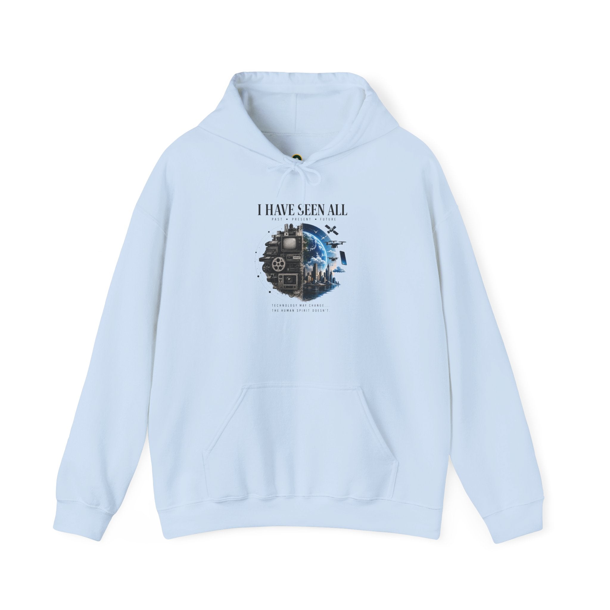 Hoodie — “I Have Seen All” Cosmic Train Graphic Pullover