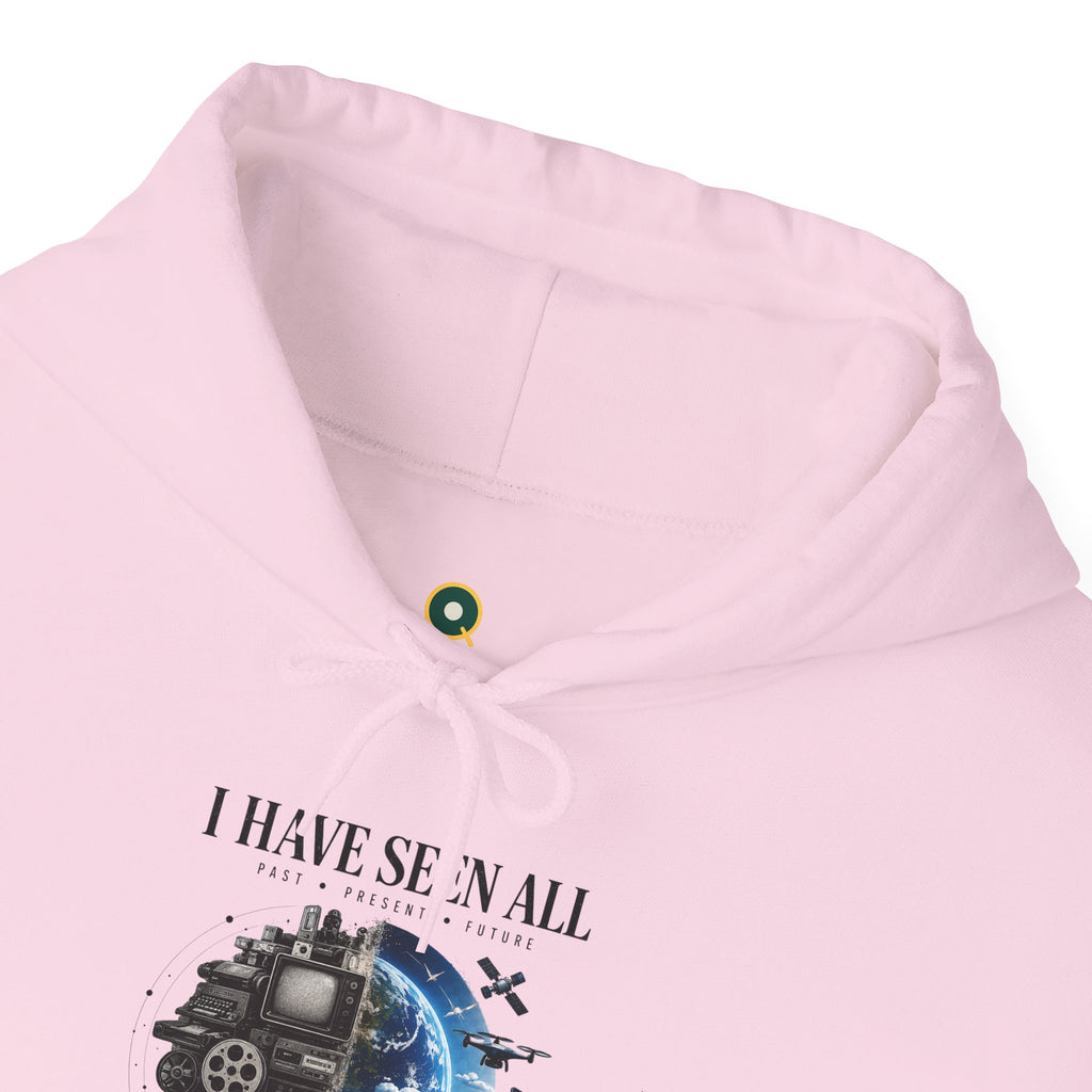 Hoodie — “I Have Seen All” Cosmic Train Graphic Pullover
