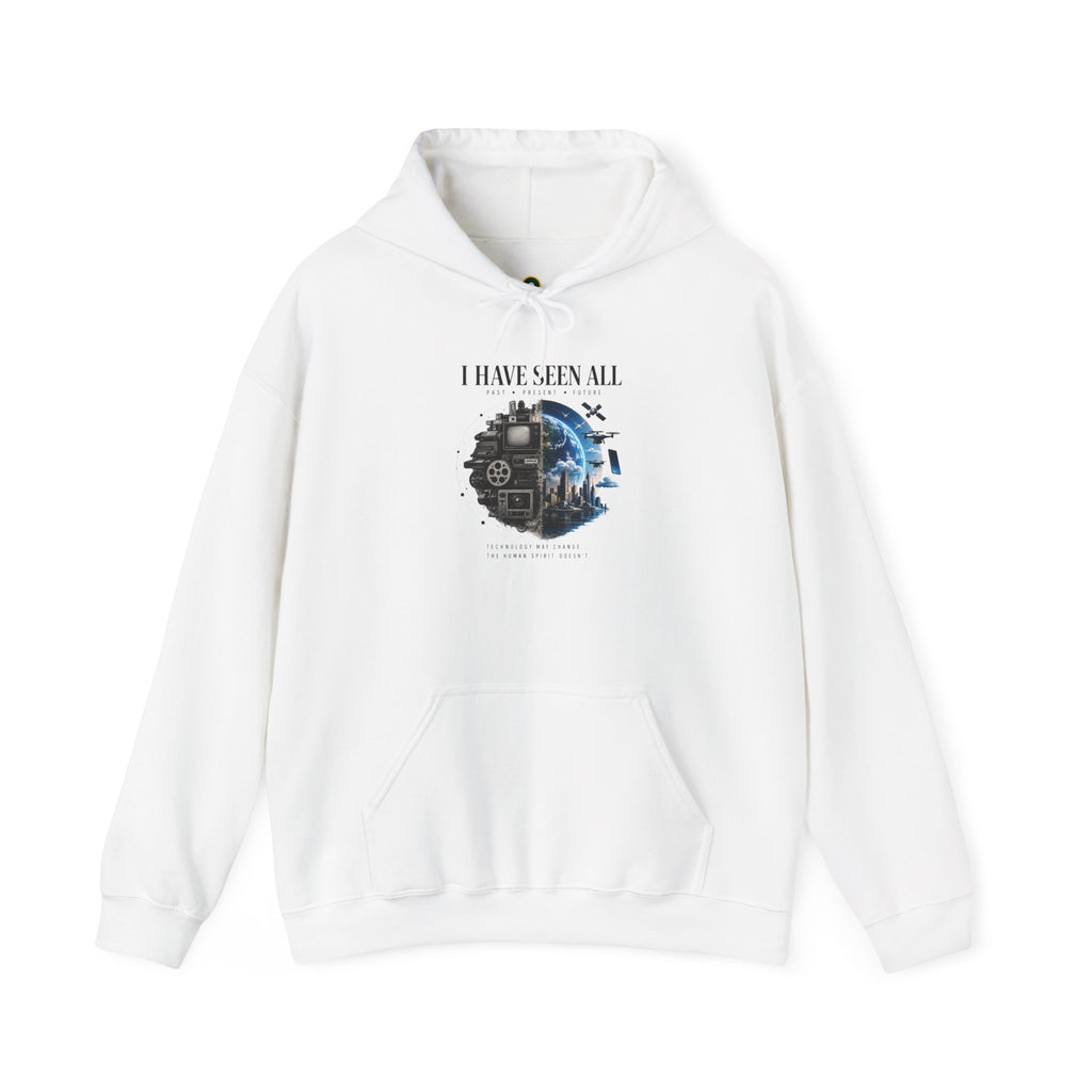 Hoodie — “I Have Seen All” Cosmic Train Graphic Pullover