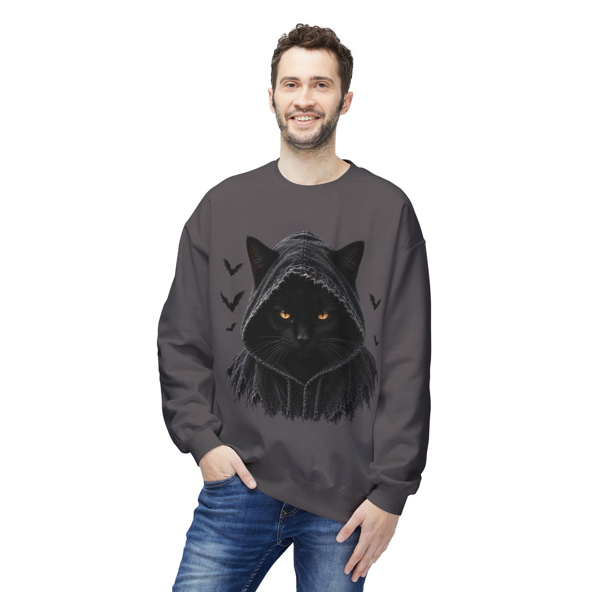 Reaper Cat Hoodie Crewneck Sweatshirt