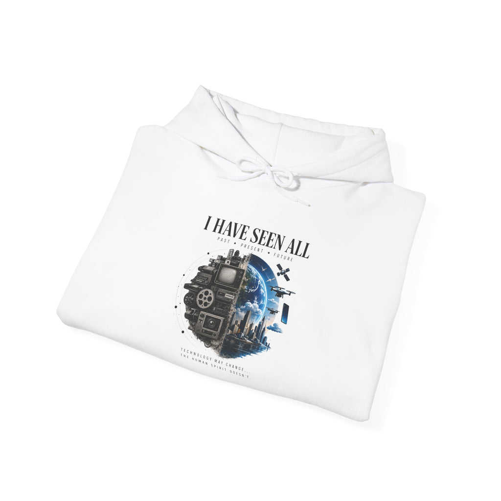 Hoodie — “I Have Seen All” Cosmic Train Graphic Pullover