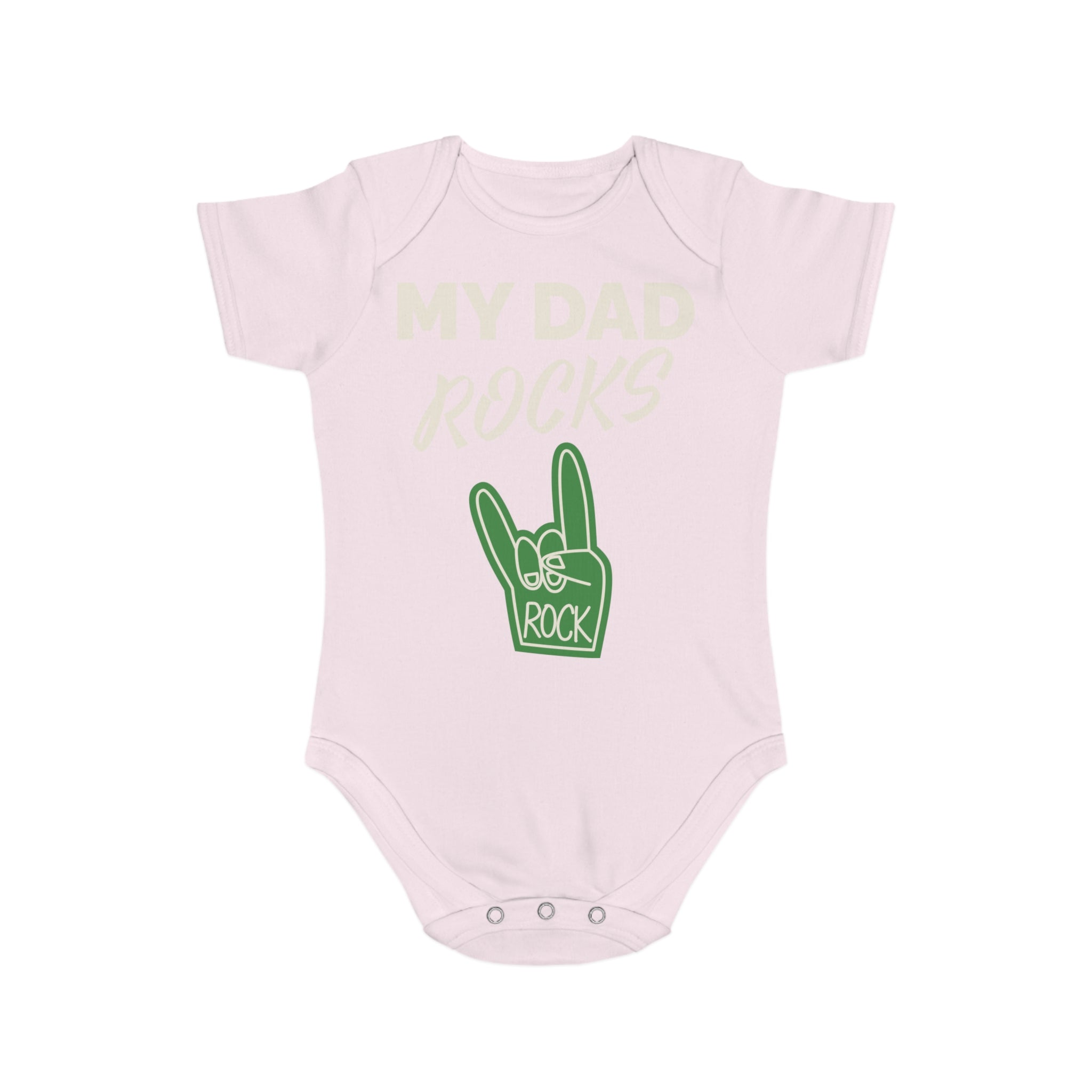 #1 Dad Foam Finger Baby Bodysuit — Funny Father’s Day Infant Onesie
